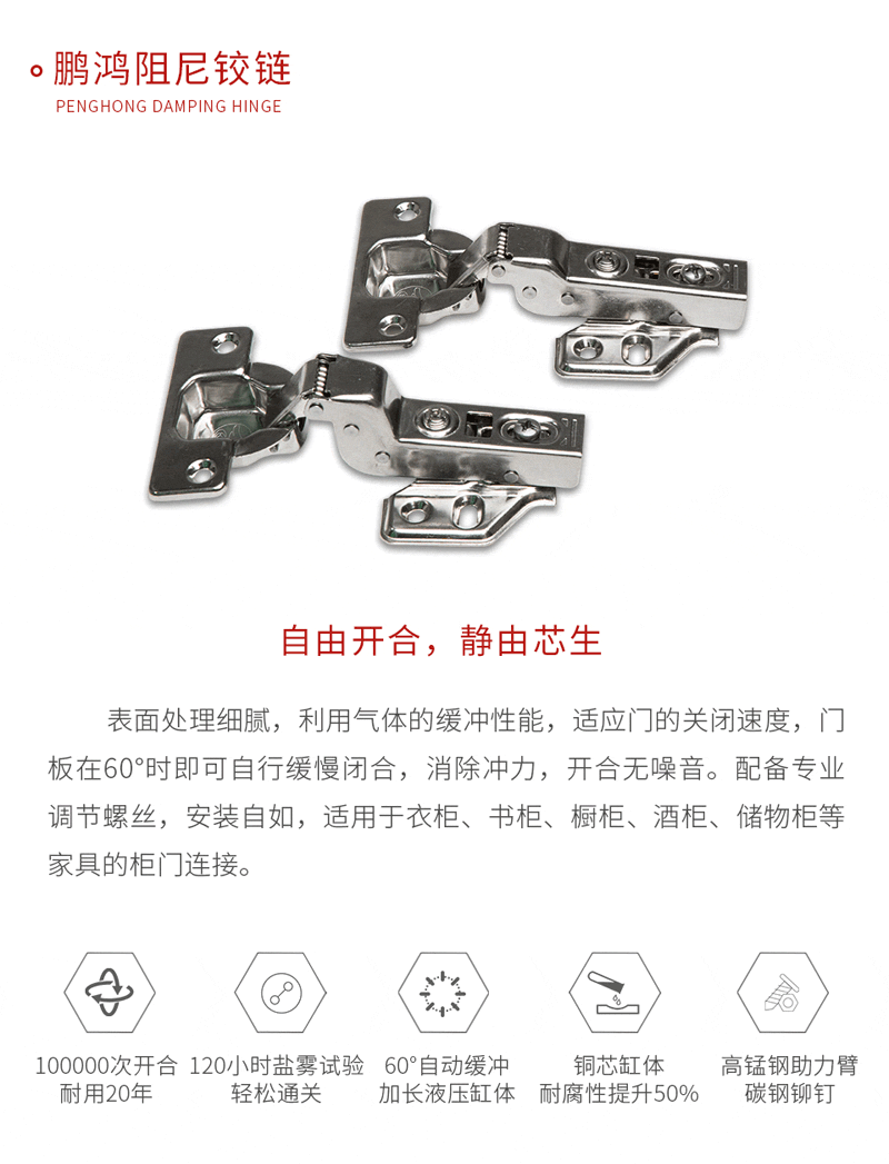 NG电子游戏阻尼铰链