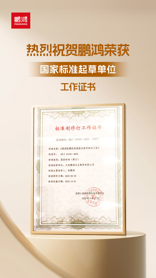 NG电子游戏获饰面胶合板和细木匠板国家标准起草单位